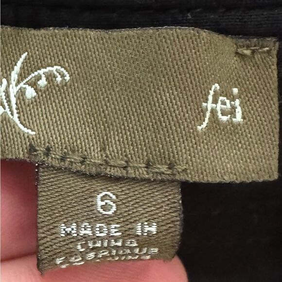 Anthropologie Fei Womens Multicolor Pleated Skirt Sz 6 Geometric Aztec Boho Folk - Picture 6 of 8